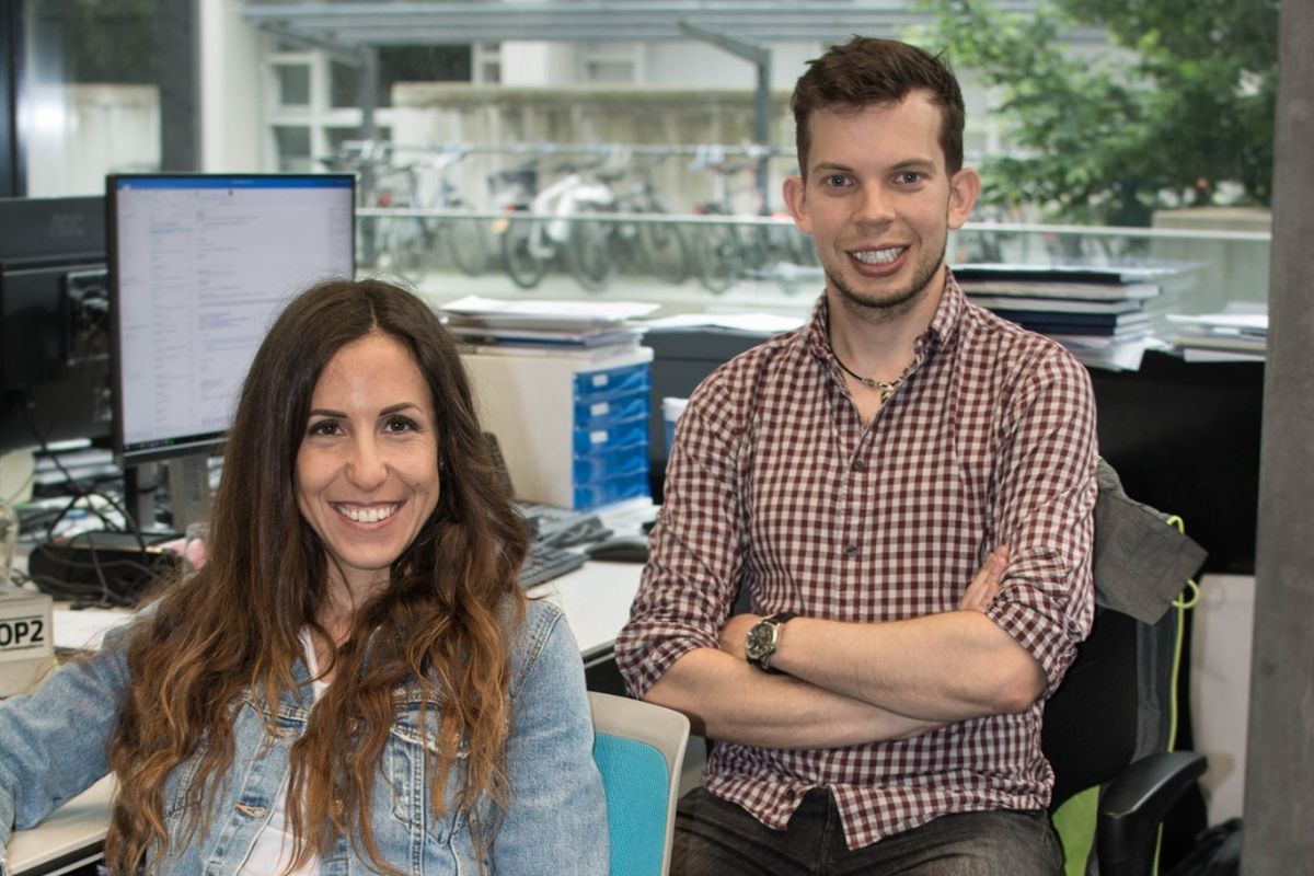 Haelixa - Gediminas Mikutas and Michela Puddu Haelixa co-founders, Gediminas Mikutas and Michela Puddu